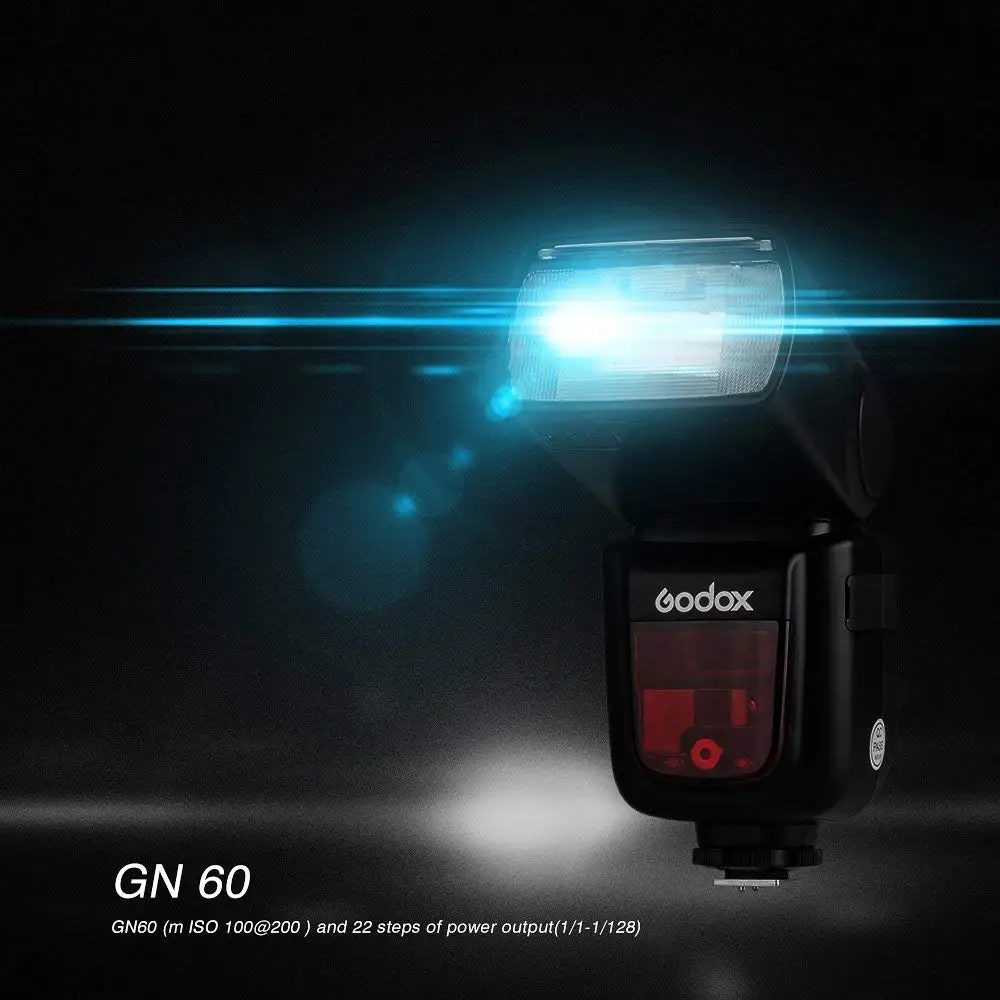 2 шт. Godox Ving V860IIC 2,4G GN60 E-TTL вспышка для фотокамер Speedlite HSS 1/8000 s литий-ионным Батарея Камера Вспышка Speedlite 1,5 S время перезарядки CD50