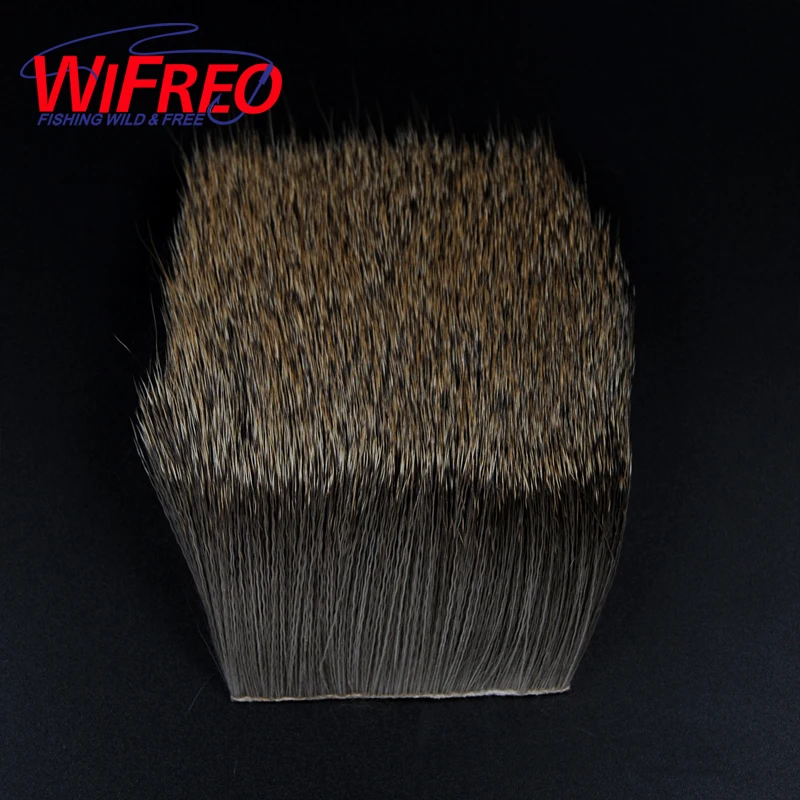 Wifreo 6X6cm упакованы тела волосы оленя патч Caddis Stimulater Хоппер сухой мушек Материал