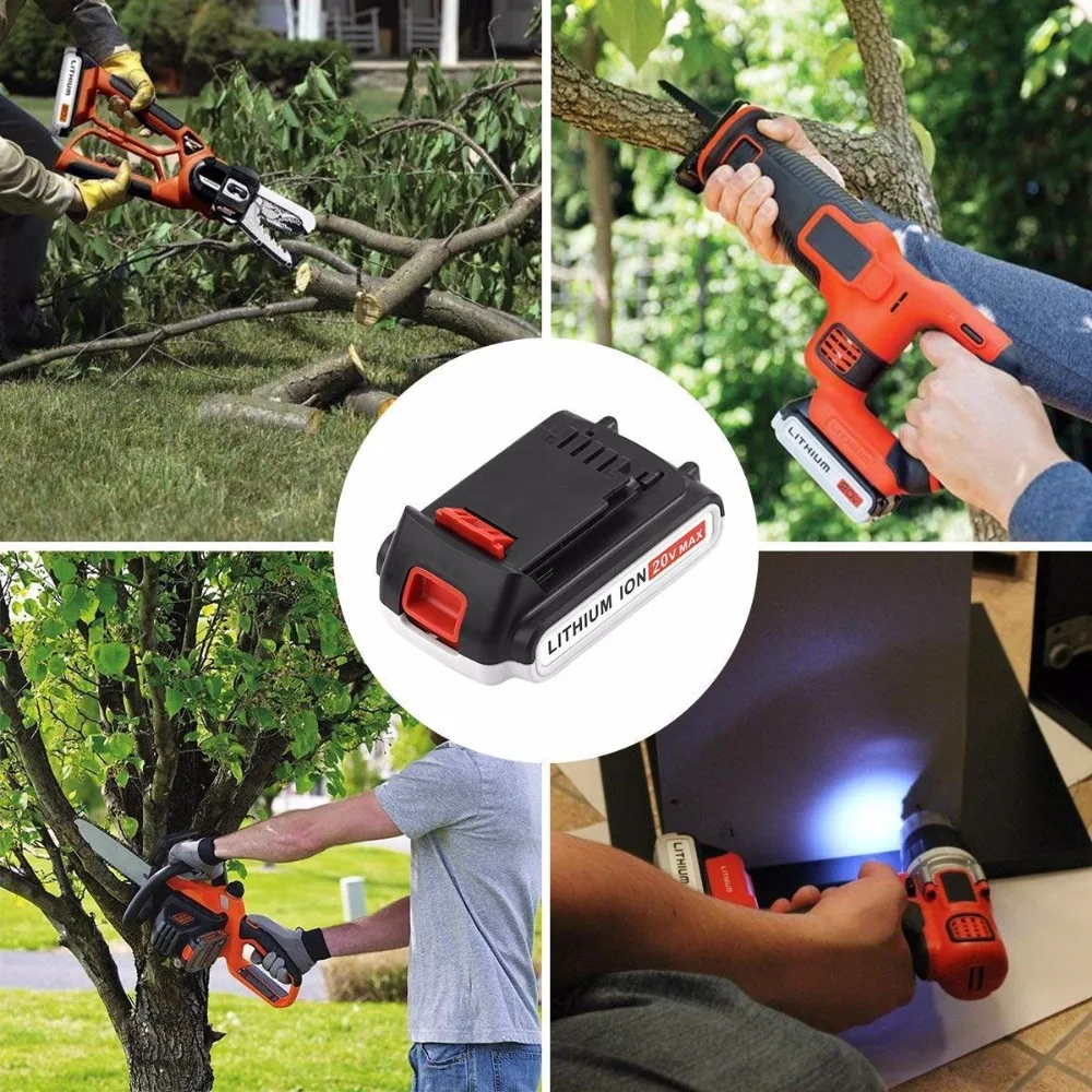 18В 2ач Высокое качество Замена батареи для Black Decker беспроводные инструменты 3