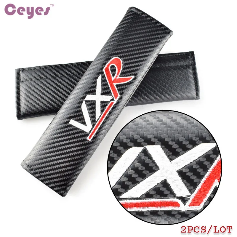 Ceyes Car Styling Emblems Seat Belt Cover Case For Vauxhall VXR Corsa Astra Vectra Zafira Accessories Car-Styling 2pcs/lot | Автомобили и