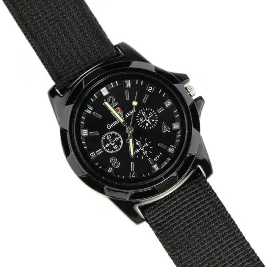 Мужские часы Reloj Gemius Army ткань спортивные Megir Мода 2018 Роскошный топ бренд браслет