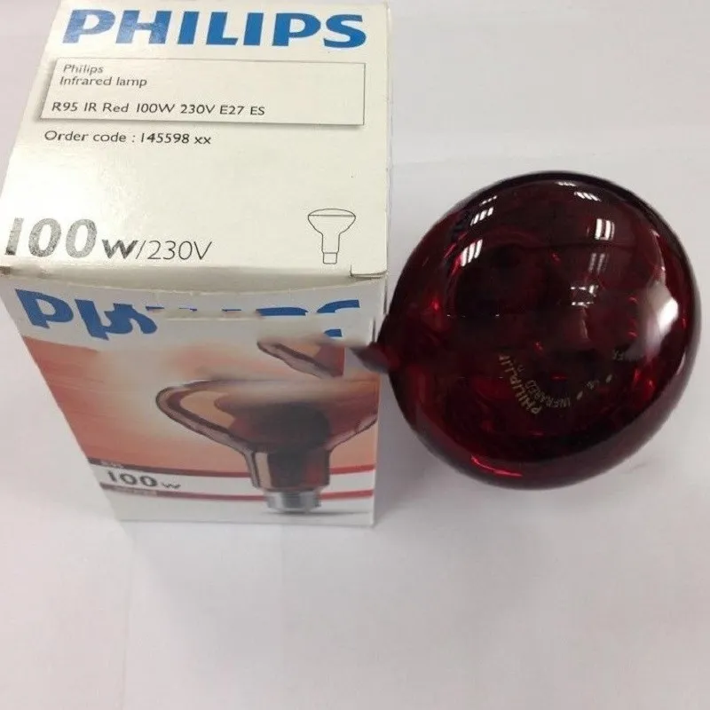 Для 2PSC PH 100 Вт инфракрасная лампа R95 инфракрасным режимом 100W 230V E27 ES физиотерапия