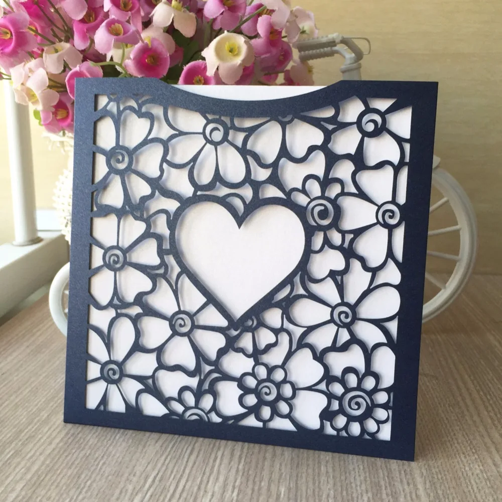 40 шт. с узором в виде сердца счастливая Свадебная вечеринка украшение на день