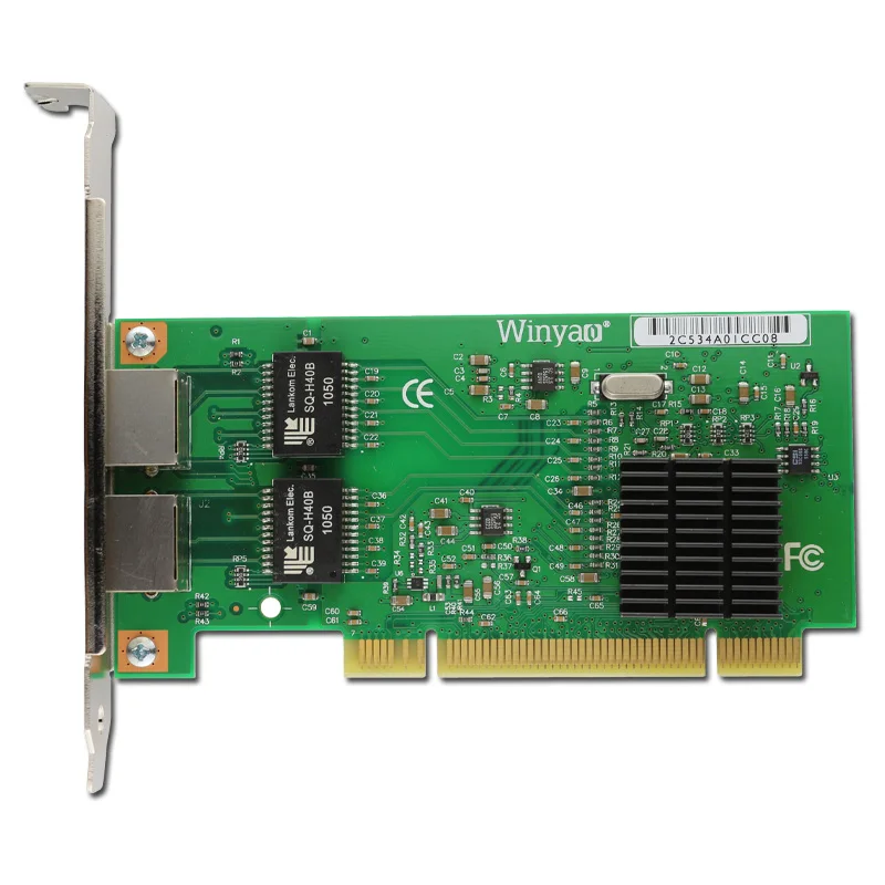 PCI-2 порта гигабитная Ethernet Серверная карта 10/100/1000 Мбит/с 82546EB / GB чипсет | Компьютеры