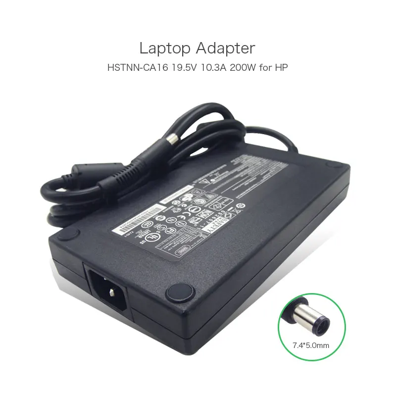 Оригинальное зарядное устройство 19 5 в 200 А 608431 Вт для ноутбука HP DC7800 DC7900 DC8000 ZBOOK 15
