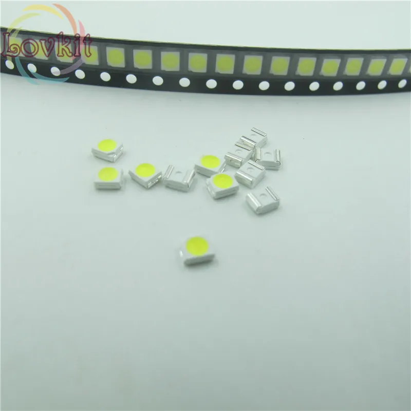 1000 шт PLCC 2 оранжевый Янтарный светодиод 1210 3528 SMD ультра яркие светоизлучающие