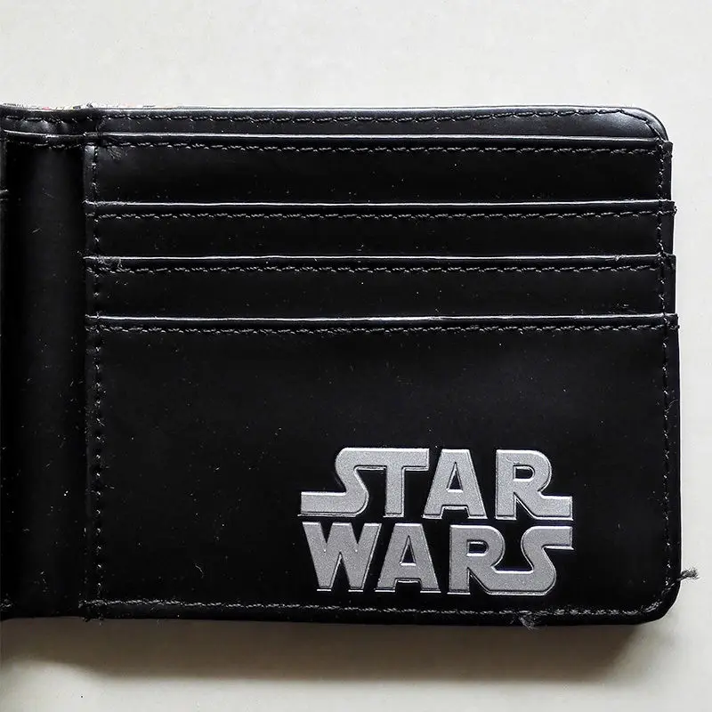 2018 фильма Звездные войны серии логотип кошельки Кошелек мульти Цвет 12 см кожаные
