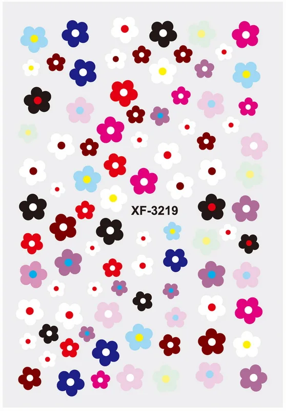 XF3219 Украшения для нейл-арта ярлык с буквами любовь наклейки для ногтей самоклеющиеся наклейки Советы фрукты наклейки для нейл-арта s Наклейка Маникюр тег Дизайн - Цвет: XF3219