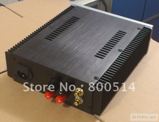 2107-2 полностью алюминиевый усилитель мощности шасси/AMP чехол Корпус/(включая