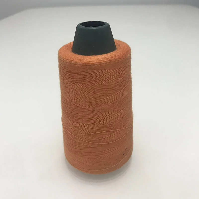 Light Orange Катушка многоцветная полиэфирная швейная нить промышленная нить для шитья 3000Y высокоскоростная машина 40 S/2 Нитки Швейные аксессуары - Цвет: Light Orange