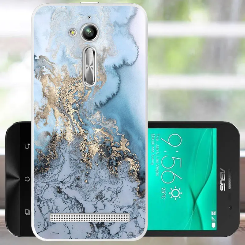 FANATU Asus Zenfone Go ZB500 чехол 5," Мягкий ТПУ ZB500KL силиконовый чехол задняя защитная крышка для Asus Zenfone Go ZB500KL Funda - Цвет: DLS