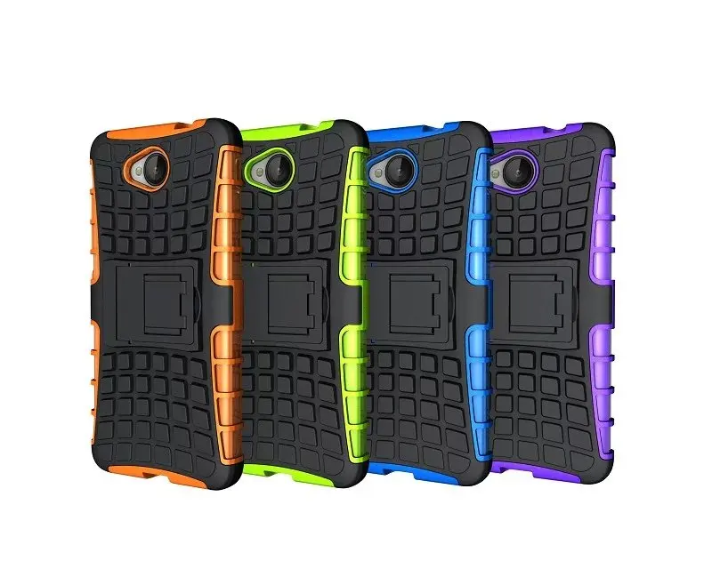 Тпу и пк двойной броня чехол с подставкой держатель для Nokia Lumia 650 |