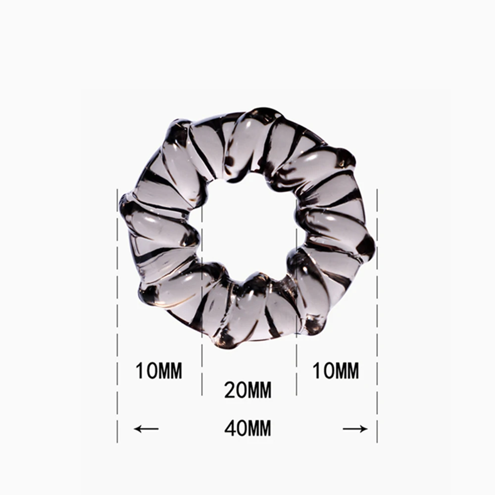 HISO Хрустальный пенис кольцо для задержки эякуляции мужчин многоразовый