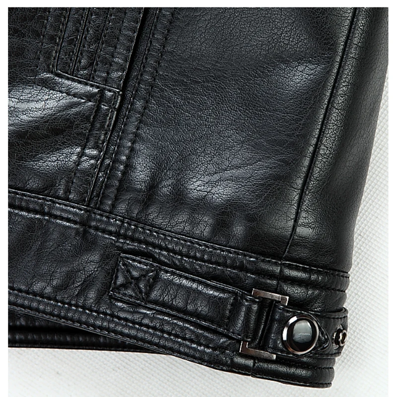 2019 Новое поступление мужская кожаная куртка из искусственной овчины кожаное