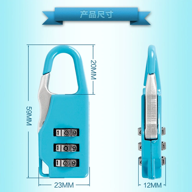 Комбинированный Замок Timethinker из сплава с кодовым номером бесплатная доставка