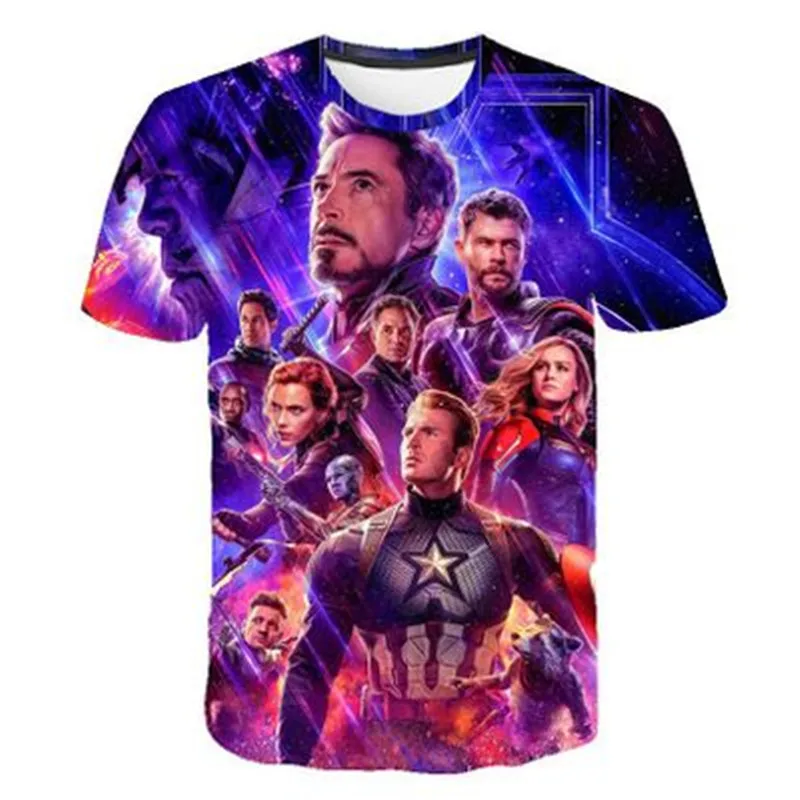 Г., новая футболка с принтом «Мстители Marvel 4» Детская футболка с 3d принтом супергероя Америки футболка для косплея летняя модная детская футболка