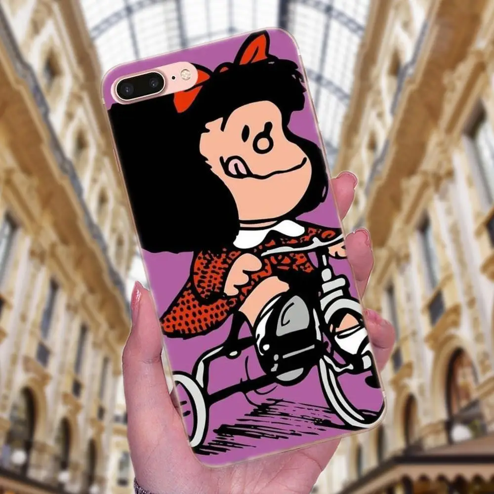Mafalda для Huawei Mate 7 8 9 10 20 P8 P9 P10 P20 P30 Lite Plus Pro 2017 Мягкий Силиконовый ТПУ прозрачный