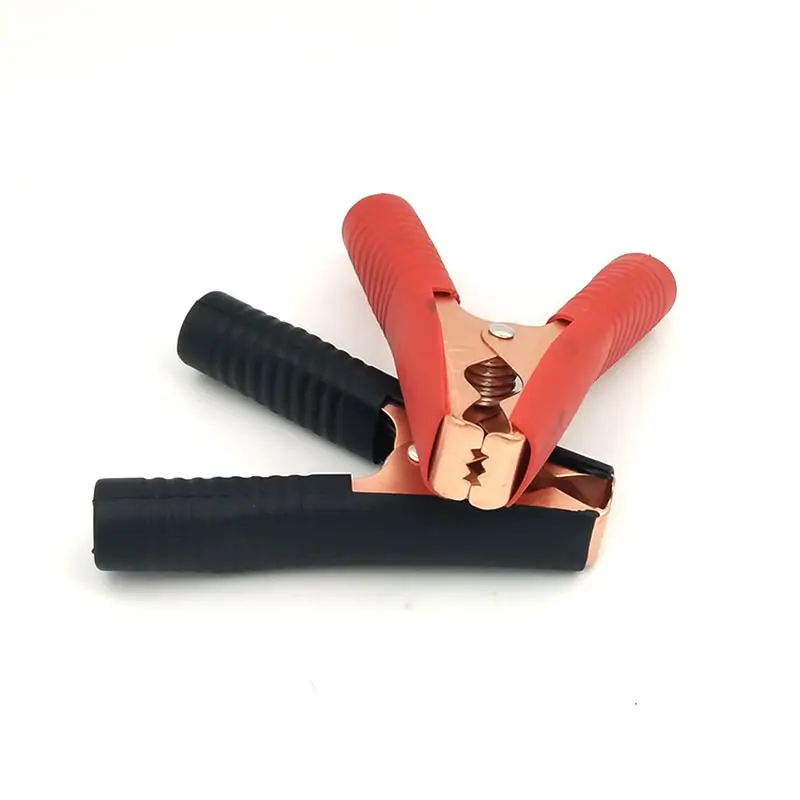 1 пара медных зажимов 100 А зажим крокодил для автомобильного аккумулятора