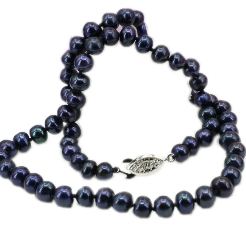 Трендовое 2017 ожерелье Жемчужное ювелирное изделие натуральный пресноводный