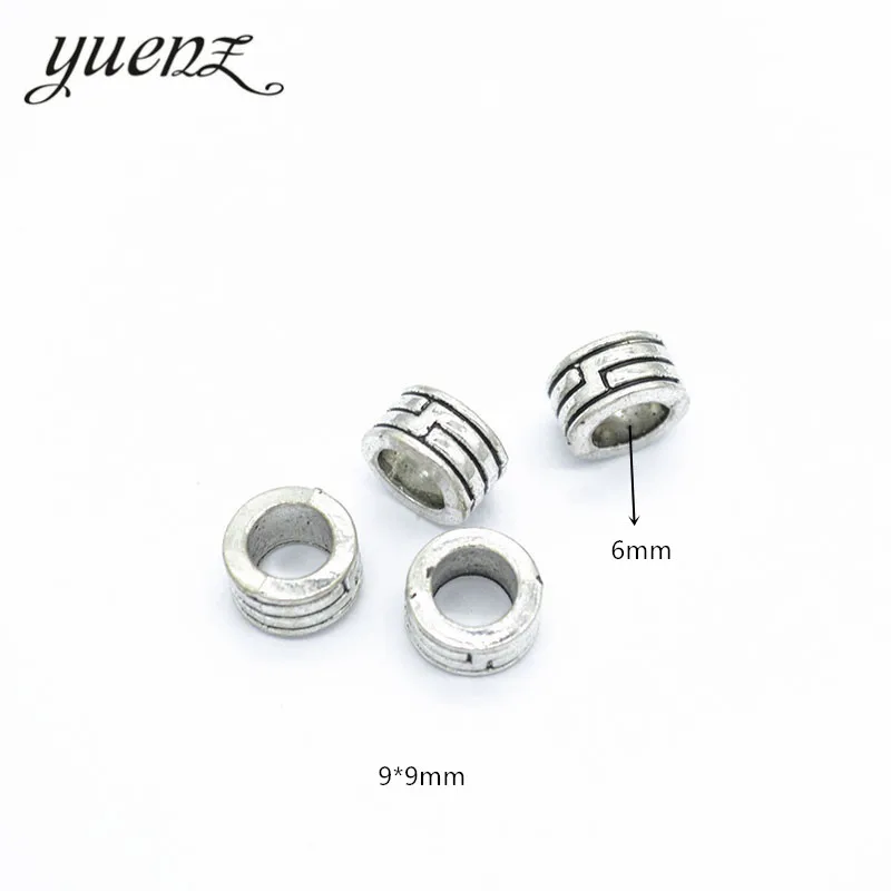 

YuenZ 15 шт. античное серебро Цвет Большое Отверстие Бусины разделители Бусины Подходит Европейский Шарм ювелирные аксессуары DIY фурнитура R113
