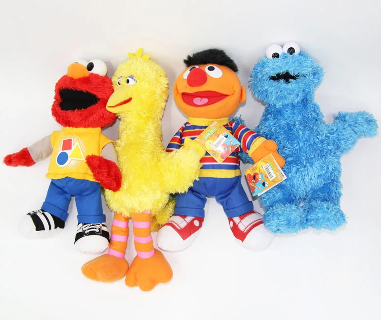 Мультяшная Милая Улица Сезам ручная кукольная игрушка мягкая плюшевая для