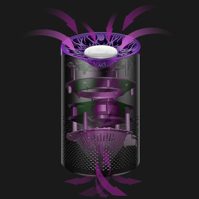 Ультрафиолетовый светильник с защитой от комаров LEDLamp Trap USB Electric Mosquito Lamp для