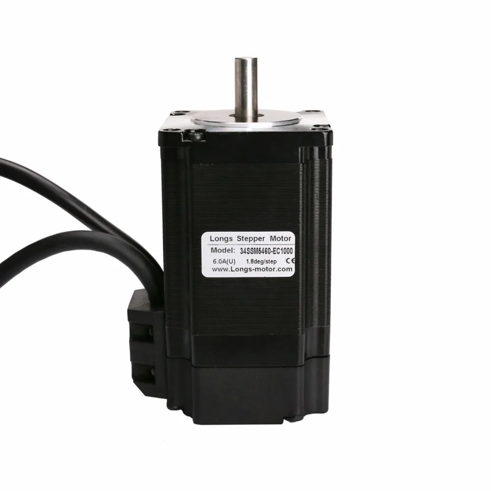 Доставка в ЕС! NEMA34 34SSM5460 EC1000 замкнутый шаговый двигатель 170 мм 12н. М (1704 унций) вал 14