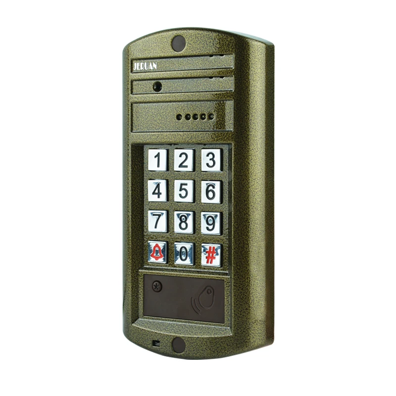 Home Wired 7`` Video Door Phone Intercom System kit Metal panel Waterproof Access Password keypad HD Mini Camera +E-LOCK 1V2 |