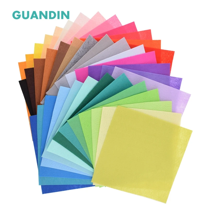 GuanDin 40 шт. в 1 упаковке смешанный однотонный цвет полиэфирная Нетканая войлочная