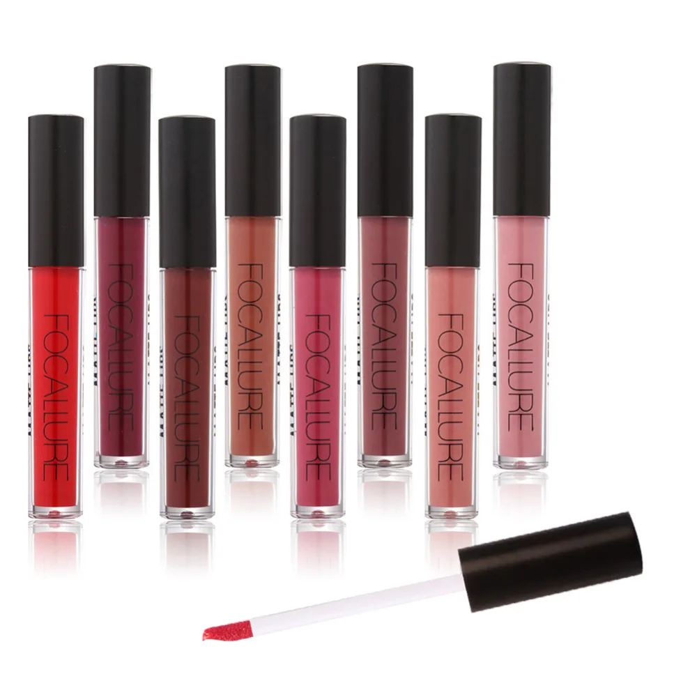 Focallure/красота водостойкая Матовая жидкая губная помада гладкая Помада для губ