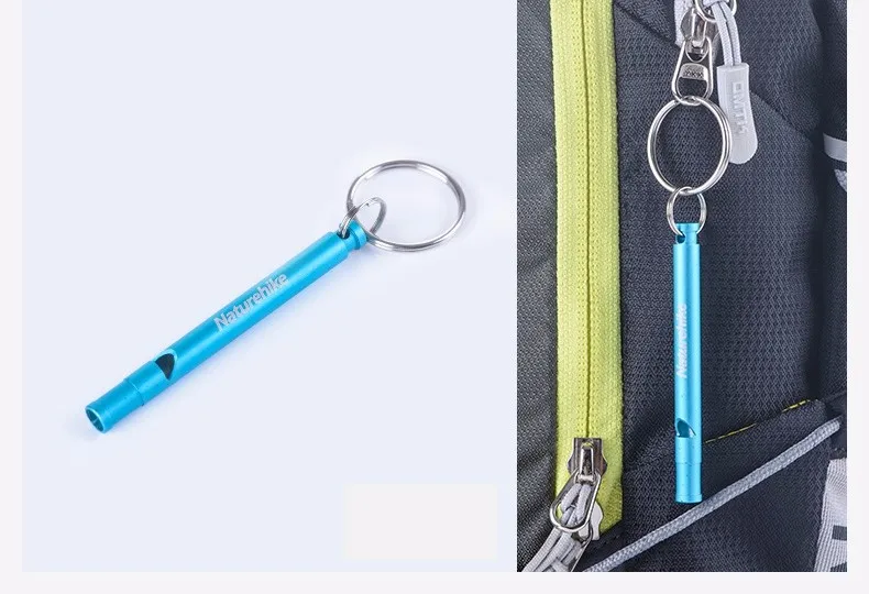 Naturehike 3 шт. высокий шаг свисток алюминиевый поход для кемпинга Открытый EDC инструмент аварийный брелок для выживания для пеших прогулок