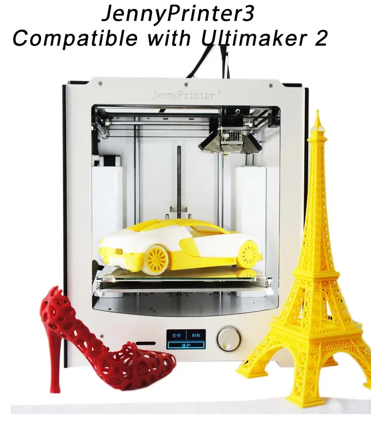 Новейший Собранный 3D принтер JennyPrinter 3 совместимый с Ultimaker 2 UM2 высокоточный