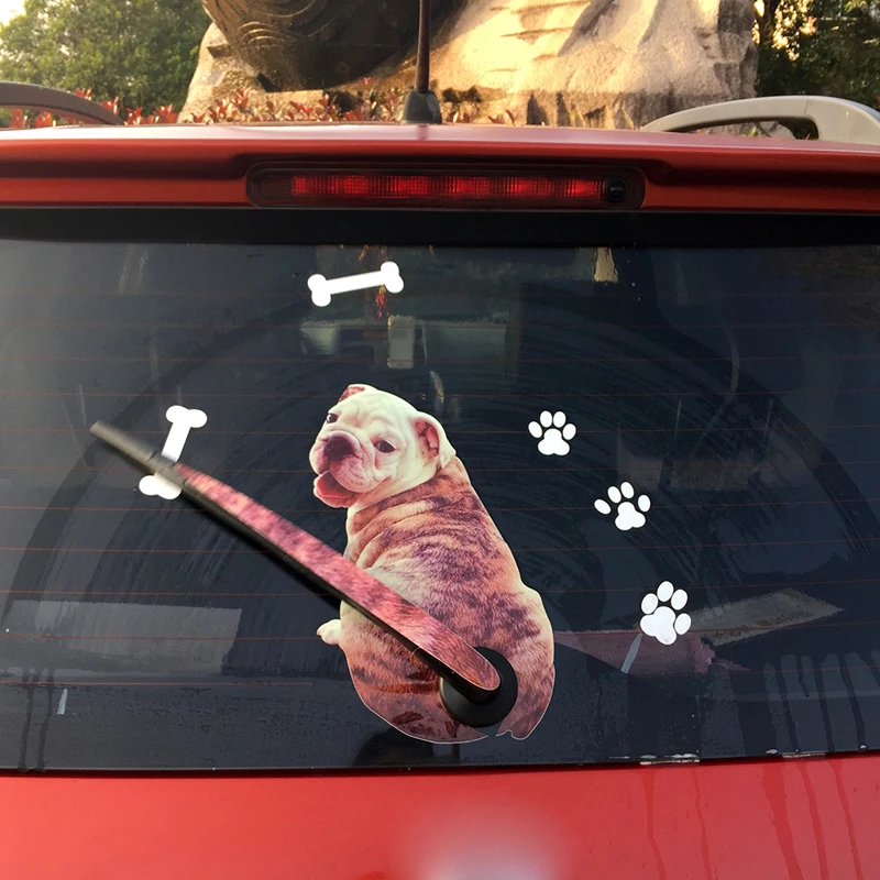 BEMOST Cute Shar Pei Dog подвижный хвост Наклейка 3D автомобильный стикер с животными авто