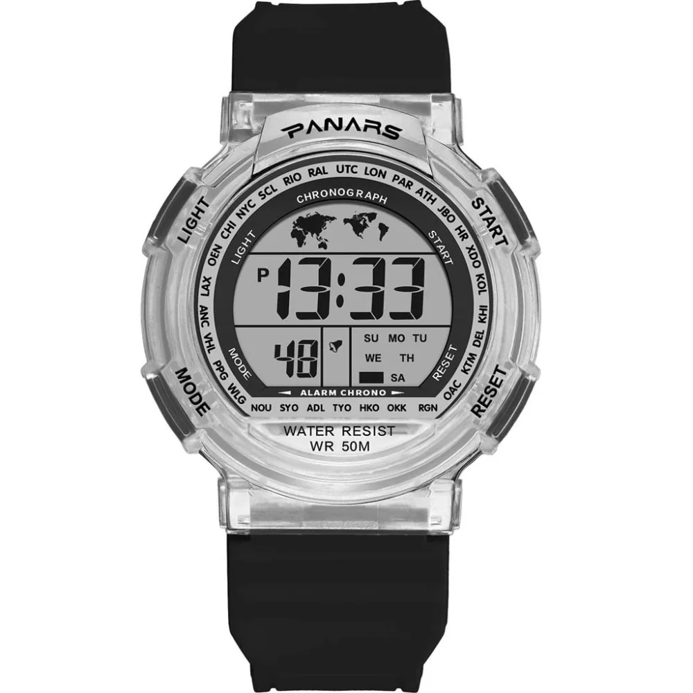

Colorful Luminous Student Couple Sports Electronic Men's Watch High Quality Clock Mechanism Horloge Women Sport Watches New B50