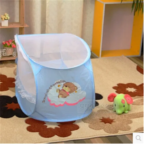 Портативная детская кроватка складная сетка от насекомых для защиты комаров