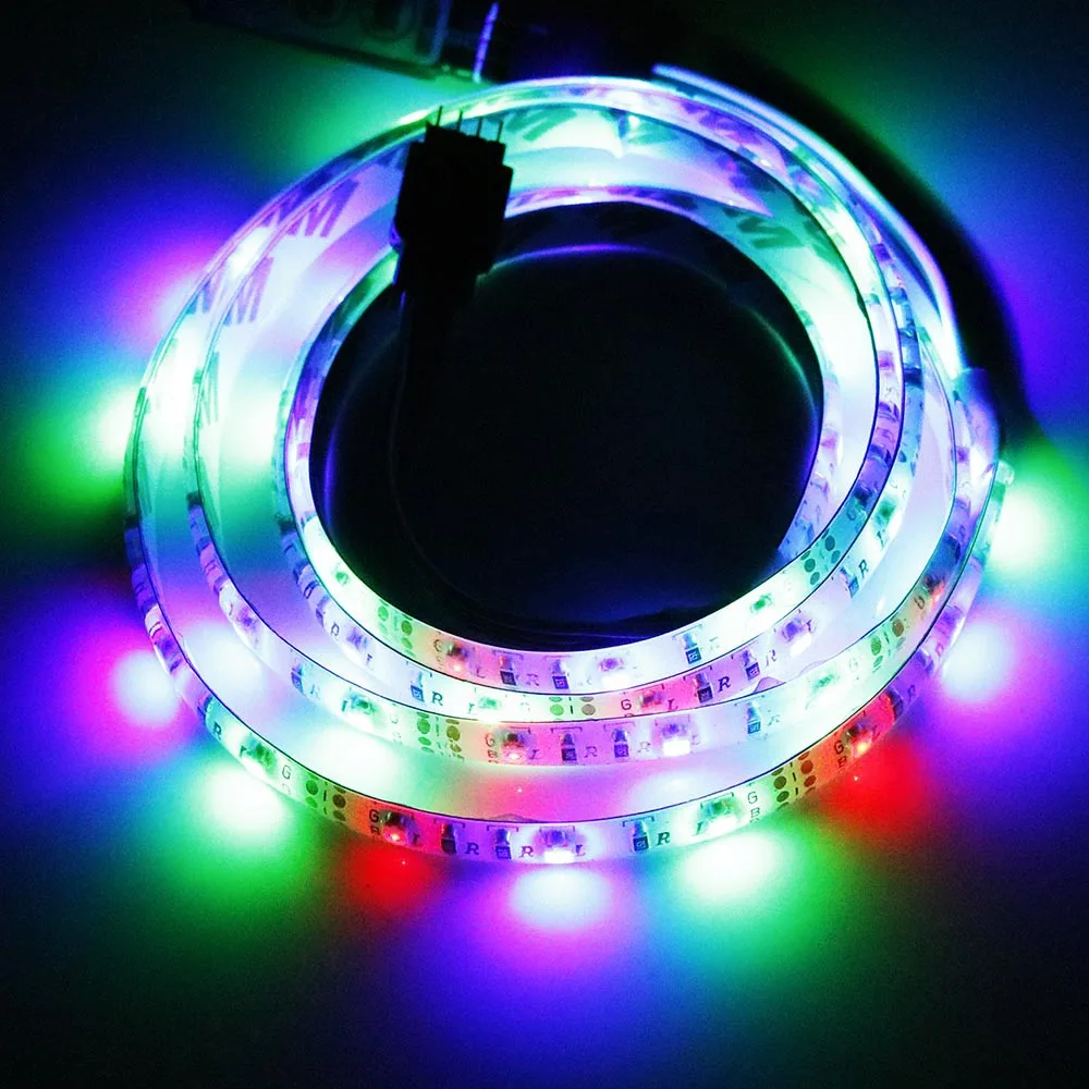 

Светодиодная лента RGB с контроллером, 60 светодиодов/м, 5 В, USB