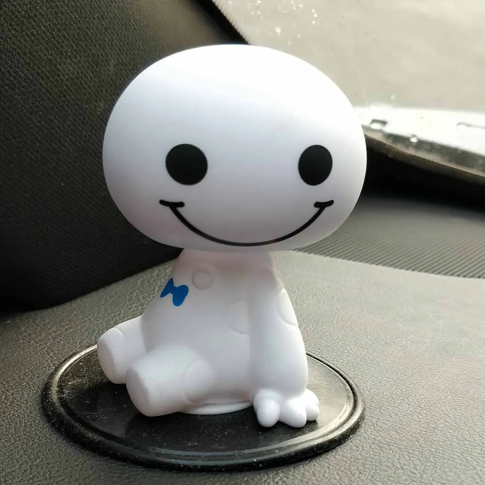 Мультяшный пластиковый робот Baymax Тряска головой фигурка автомобиля украшения