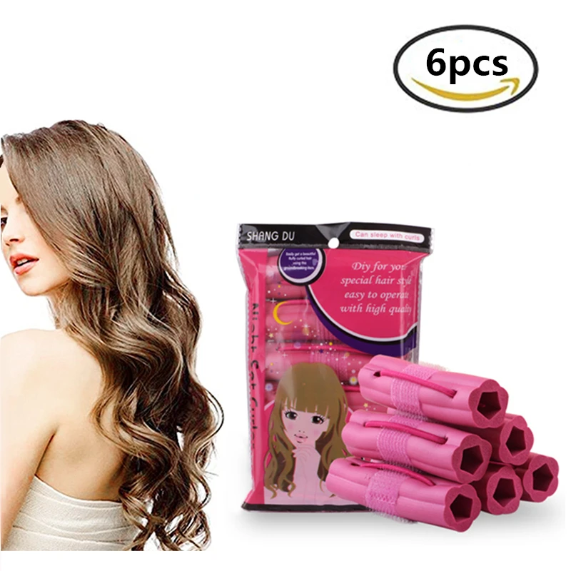 6 шт./компл. Спальные Мягкие бигуди подушки без тепла пенообразователи для