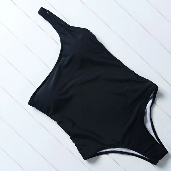 B1827BK OMKAGI купальник женский сдельный купальник женский Maillot De Bain Femme слитный Монокини Купальный костюм пляжная одежда боди - Цвет: B1827BK