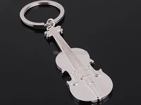 hj cello alloy violoncello musical instruments keyring keyfob polished chrome classic 3d pendant keychain creative gift