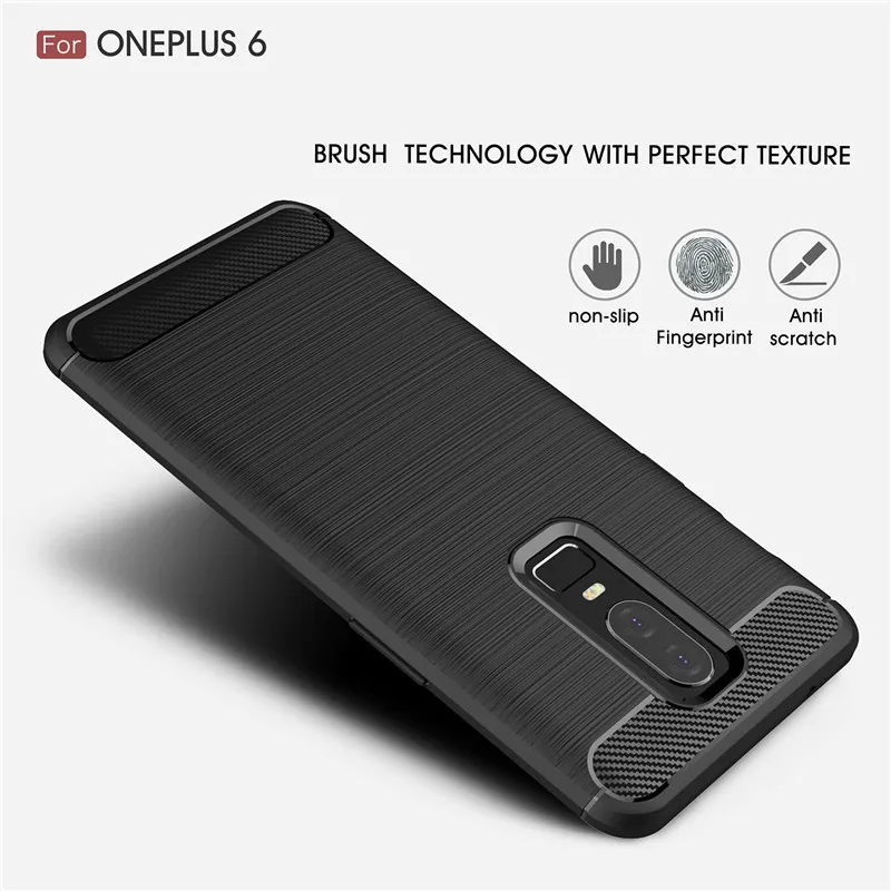 Для подходящего чехол s Oneplus 6 Чехол One Plus Мягкий Силиконовый прочный бампер для