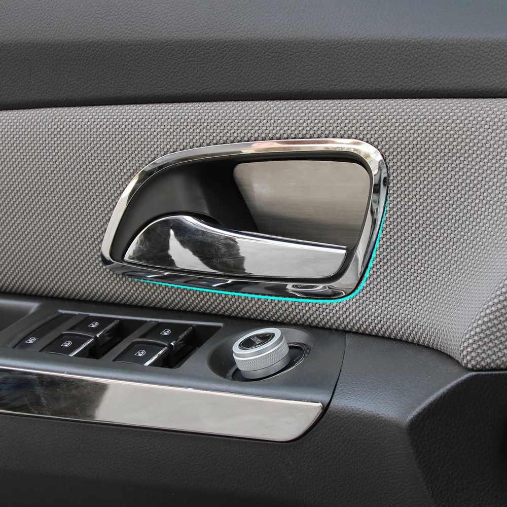 Автостайлинг AndyGo ABS Хромированная обшивка дверей ручная декоративное кольцо для