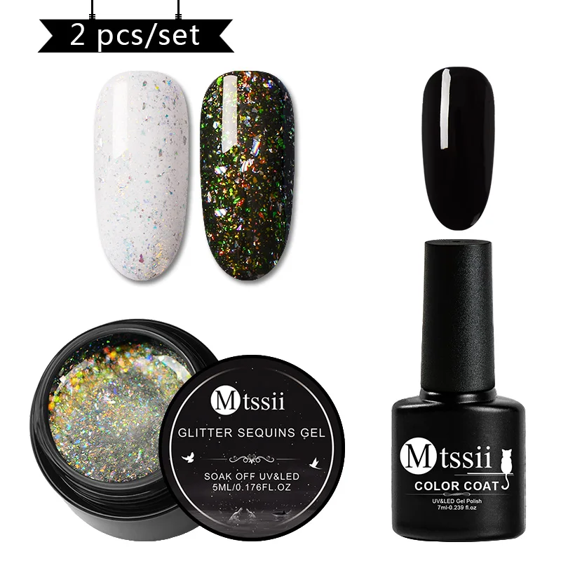 ZH03096 Mtssii блеск для губ Хамелеон Гель-лак UV Soak Off Nail Art Лак Стойкий цвет покрытие живопись гель 5 мл гель для ногтей с блестками лак - Цвет: ZH03096