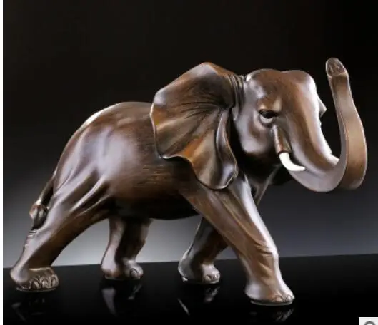 Оптовая продажа изделие lucre elephant из смолы дерево мать и ребенок слоны размещенные