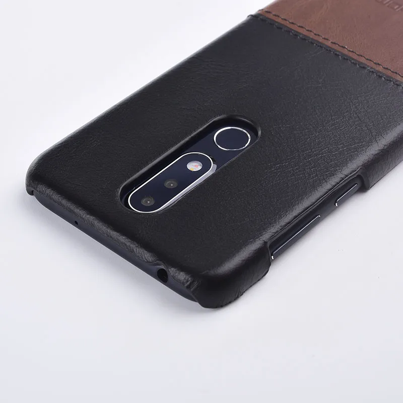 Для Nokia X6 2018 чехол 5 8 дюйма из натуральной кожи жесткий для X 6 TA-1099 | Мобильные