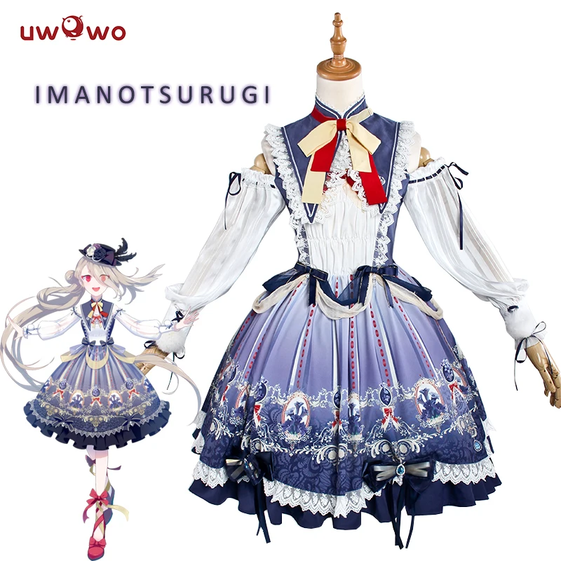 UWOWO Imanotsurugi Косплей Touken Ranbu онлайн костюм цельное платье из полиэстера Женщины