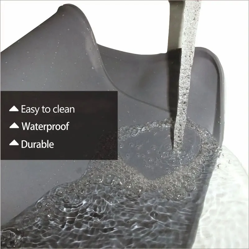 Силиконовый водонепроницаемый коврик для питомцев однотонная подстилка корма