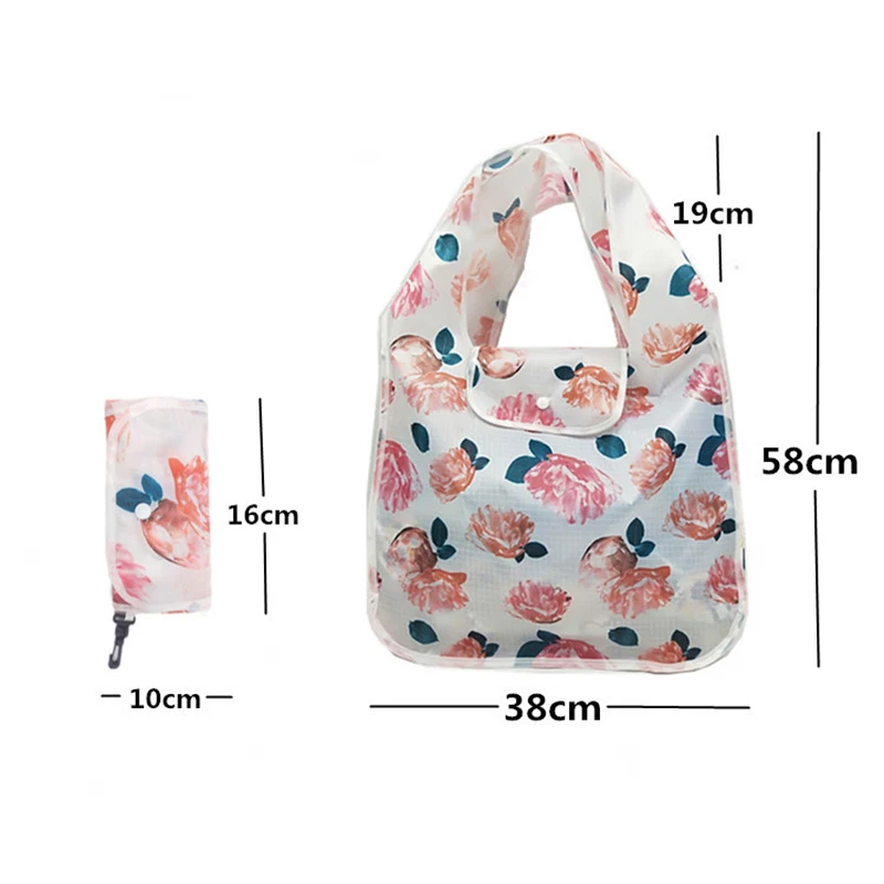 Складная сумка для покупок многоразовая Полиэстеровая Сумка-тоут супермаркетов