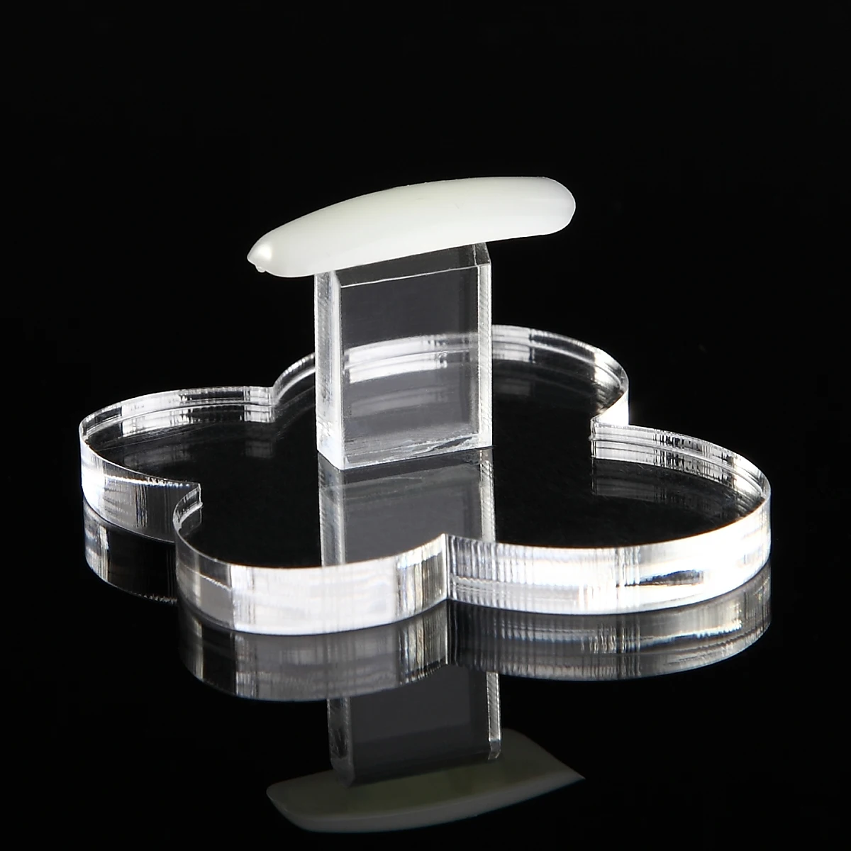 Monja прозрачный дизайн ногтей в форме бабочки ложный держатель для подставка УФ