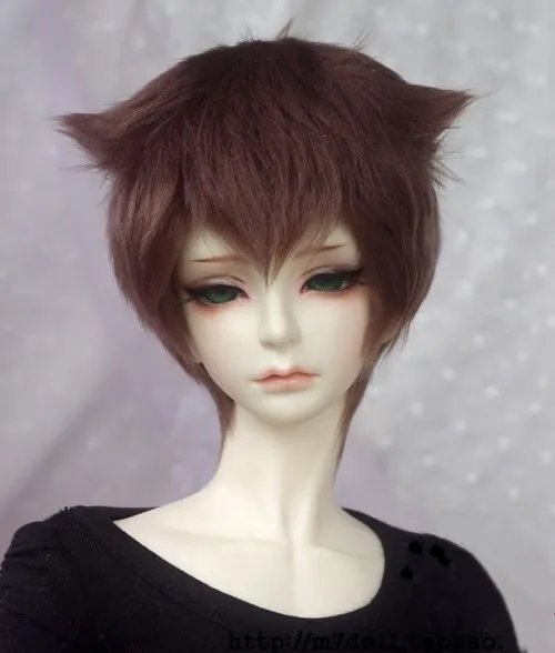 

Высшее качество 1/3 1/4 1/6 очень короткие BJD волосы SD-куклы